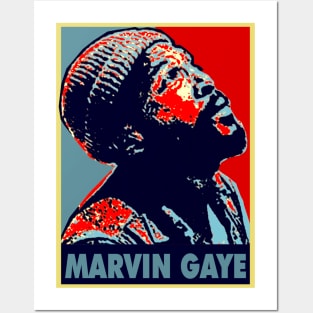 Retro Marvin Gaye Classic 80s Posters and Art